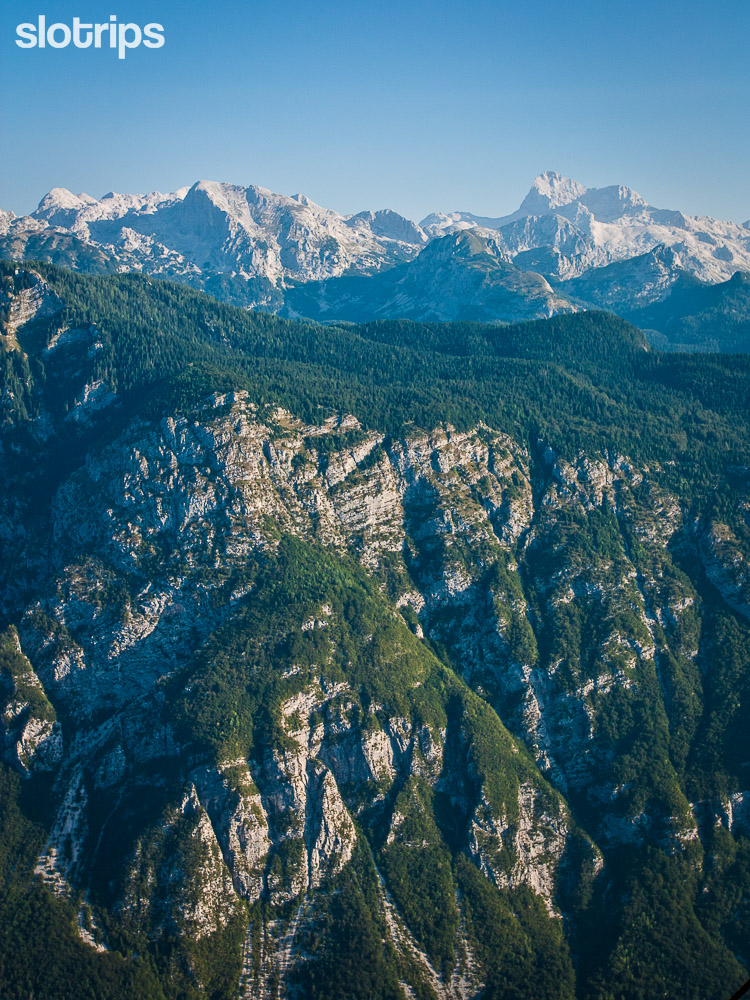 Julian Alps above Lake Bohinj, Slovenia