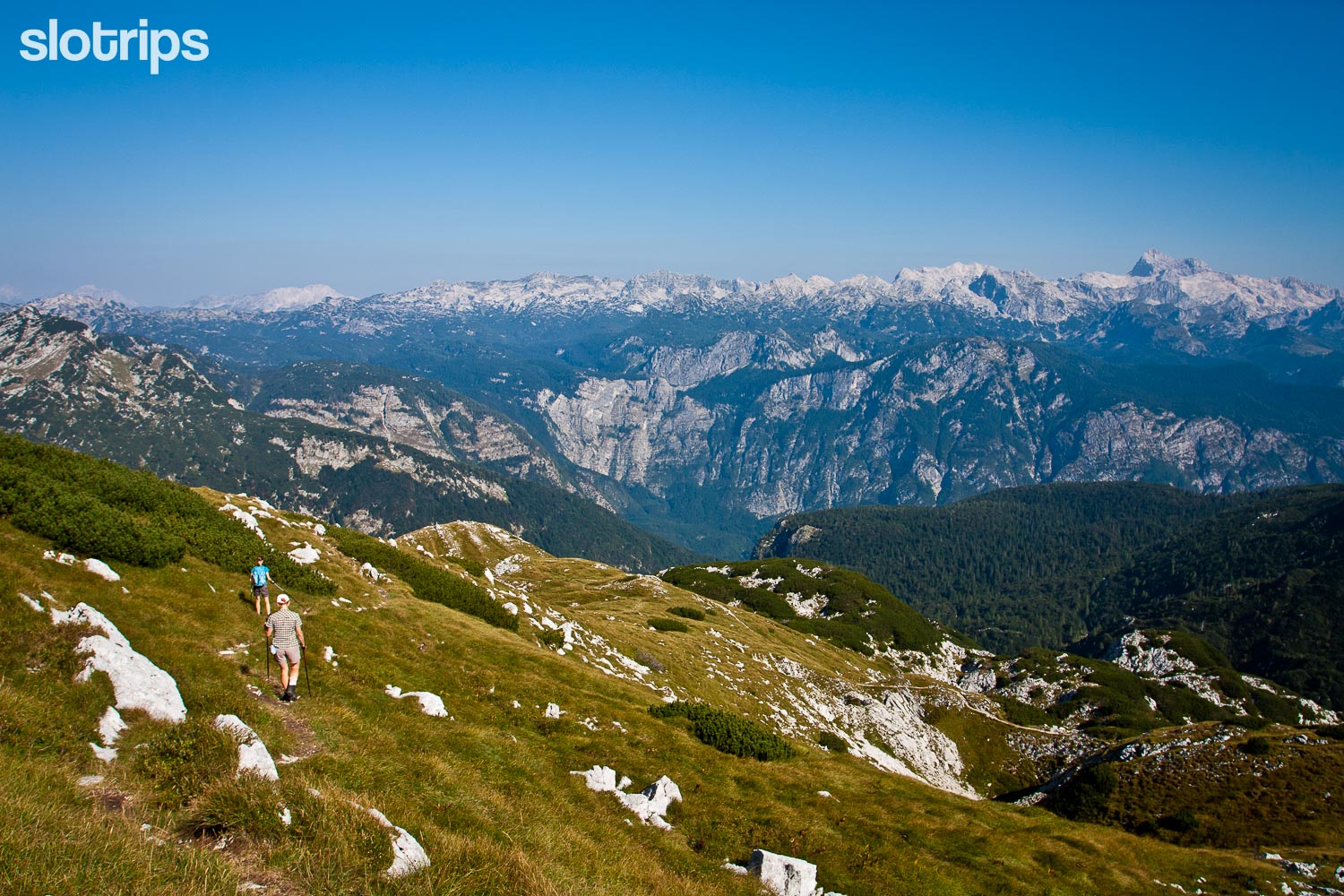 Hiking trails in the Julian Alps, Slovenia