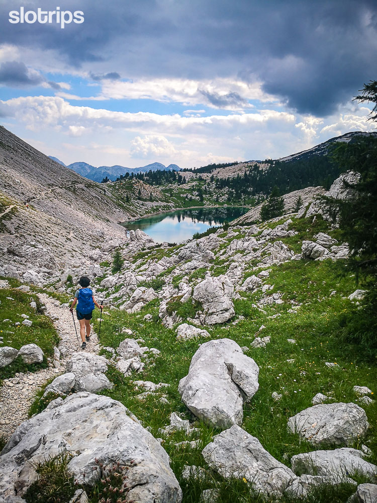 Hiking in the valley of Seven Triglav Lakes, Slovenia