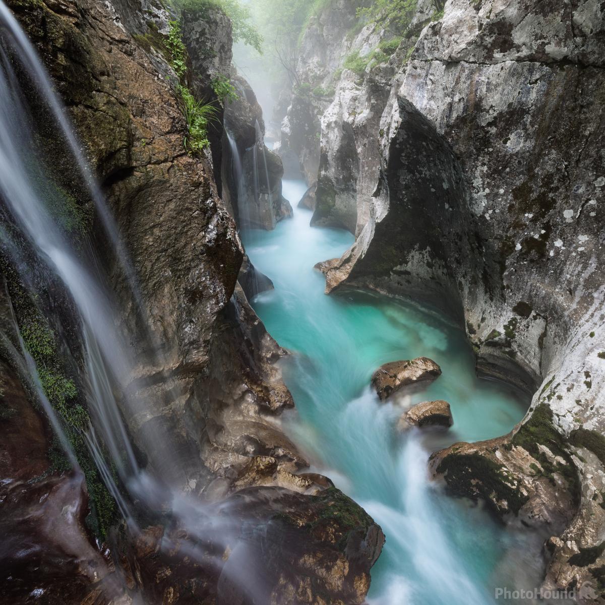 Best photo locations in the Soca valley, Great Soca Gorge, Slovenia