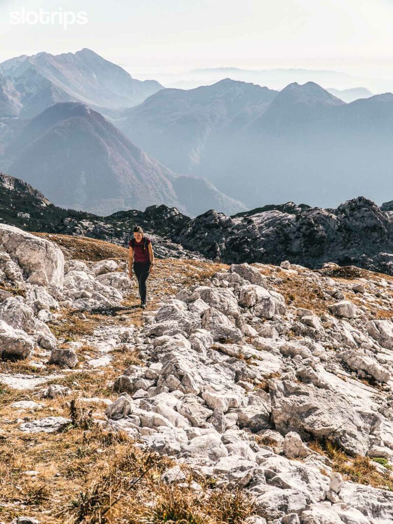 Late october hiking in Kanin mountain range, Julian Alps