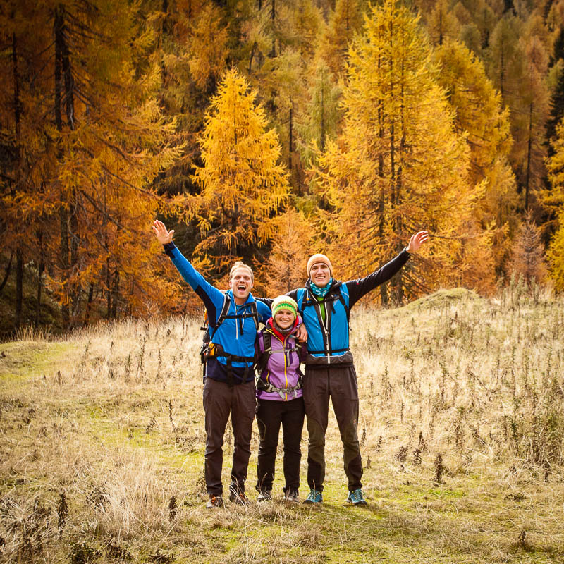 Happy Slotrips team on a hiking tour in Slovenia