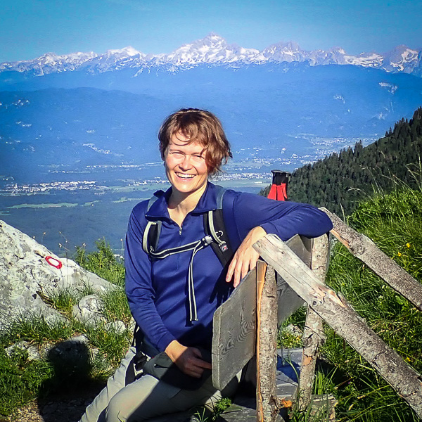 Barbara, hiking guide in Slovenia, Slotrips